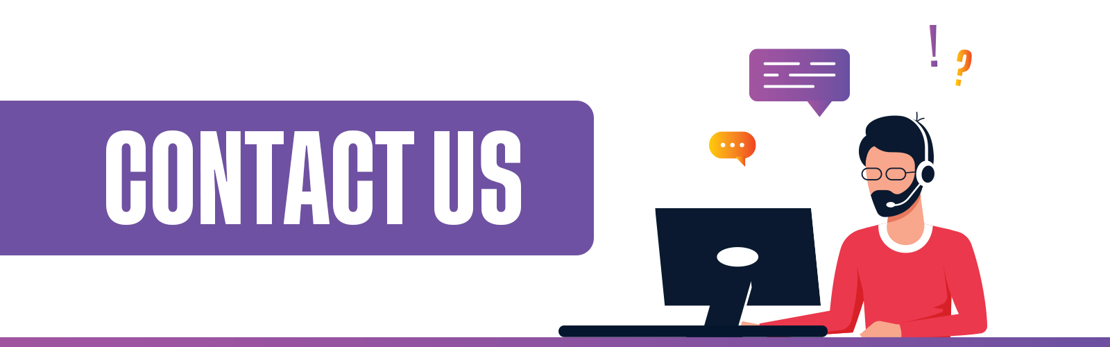 Contact us — we're here to help